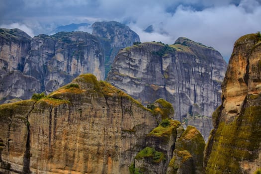 Amazing landscape at Meteora, Trikala region, Greece.