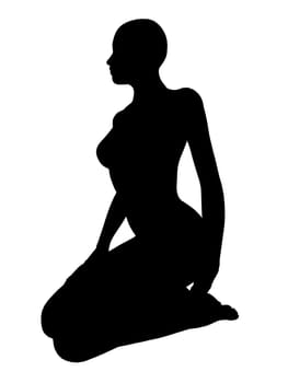 Silhouette of a woman