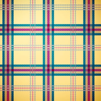 Tartan plaid pattern background (yellow, green, magenta)