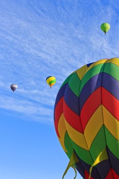 hot air balloons