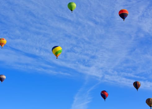 hot air balloons