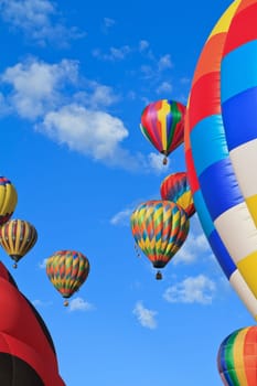 hot air balloons