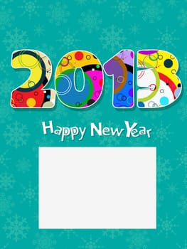 2013 abstract celebration card with room for text