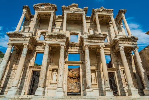 Ephesus ancient greek ruins in Anatolia Turkey