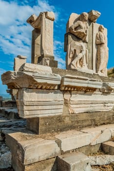 Ephesus ancient greek ruins in Anatolia Turkey