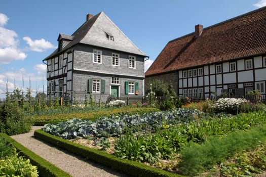 Old house with garden