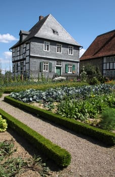 Old house with garden
