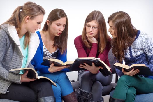 Women team learn truth from the Bible