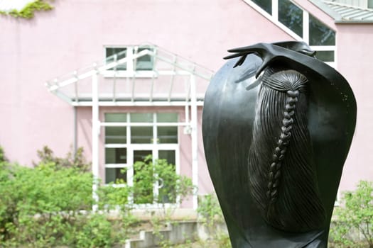 Flamenco dancer in the Theaterpark in Brandenburg a.d. Havel