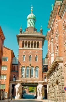 Carlsberg house, Copenhagen, Denmark -August 2012. Carlsberg is one of the Nordic region's oldest breweries with an impressive and compelling history. Experience our authentic Carlsberg brewery - and learn the fascinating history of Carlsberg and its worl