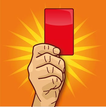 Sending off and red card