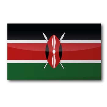 Flag Kenya