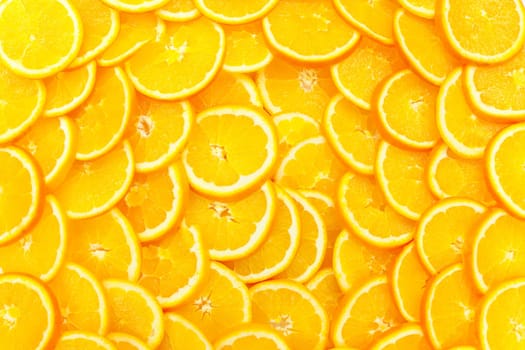 Oranges,slices of citrus fruit as background