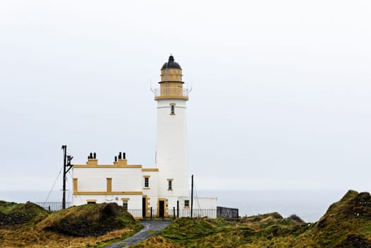 Tunberry lighthouse in Scotland, UK