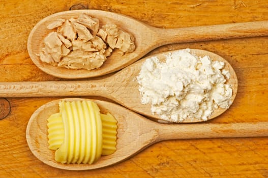 Baking Ingredients,Butter,Flour,Yeast