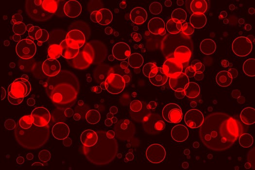 red background
