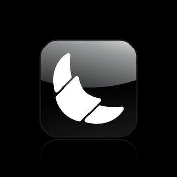 Vector illustration of croissant icon