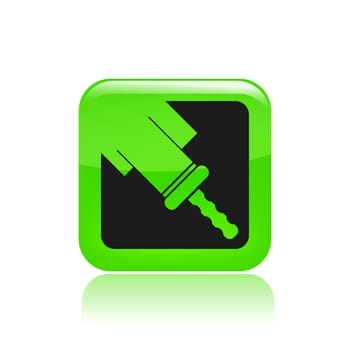 Vector illustration of single isolated cleaning or picture icon