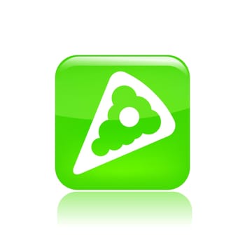 Vector illustration of single isolated cake icon