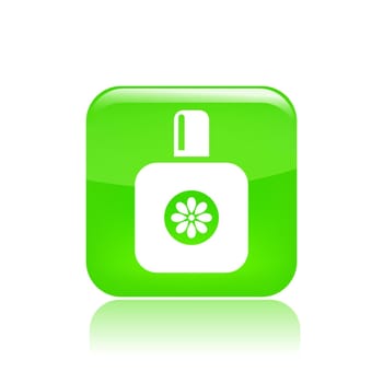 Vector illustration of single isolated icon depictin a perfume concept