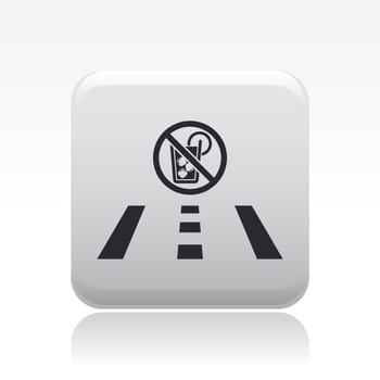 Vector illustration of single isolated drive drunk icon