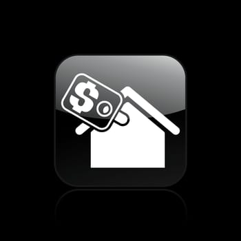 Vector illustration of single isolated real estate icon