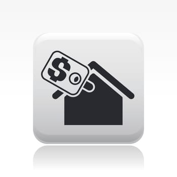 Vector illustration of single isolated real estate icon