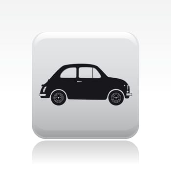 Vector illustration of single isolated car icon