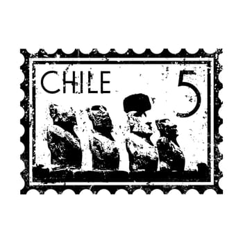 Vector illustration of single isolated Chile icon