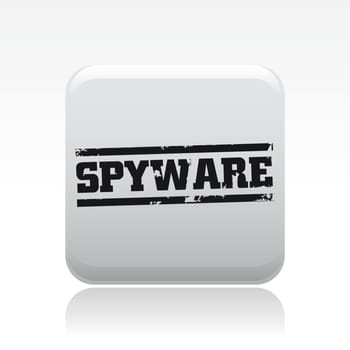 Vector illustration of single isolated spyware icon