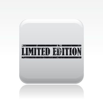 Vector illustration of single isolated limited edition icon