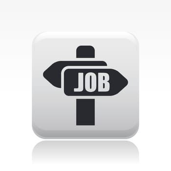 Vector illustration of single isolated job icon