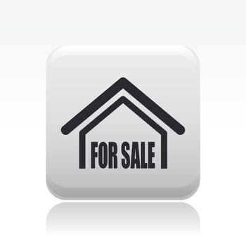 Vector illustration of single isolated real estate icon