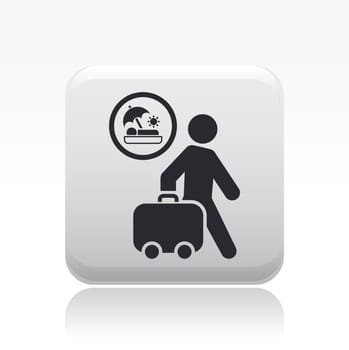 Vector illustration of single isolated holiday icon