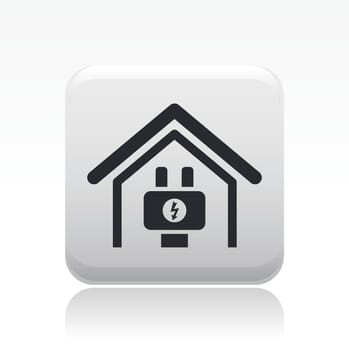 Vector illustration of single isolated energy icon