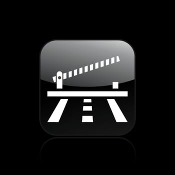 Vector illustration of single isolated bar icon