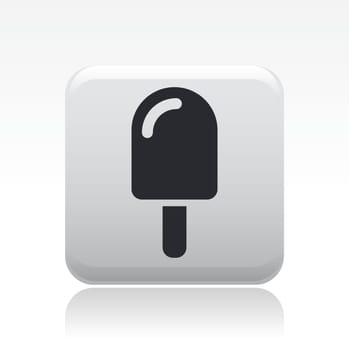 Vector illustration of single isolated ice cream icon
