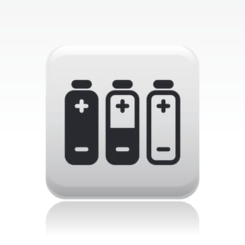 Vector illustration of single isolated energy level icon