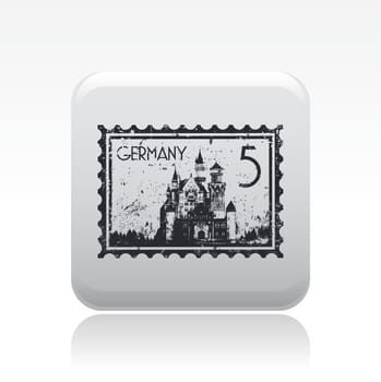 Vector illustration of single isolated Germany icon