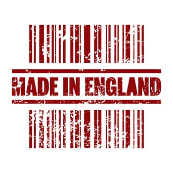 Vector illustration of single isolated Made in England icon