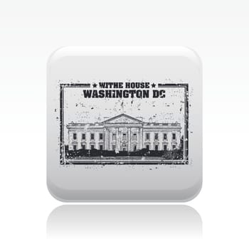 Vector illustration of single isolated washington icon