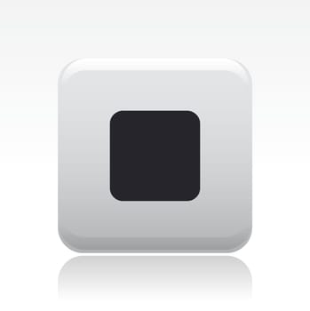 Vector illustration of single isolated player icon