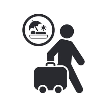 Vector illustration of single isolated holiday icon