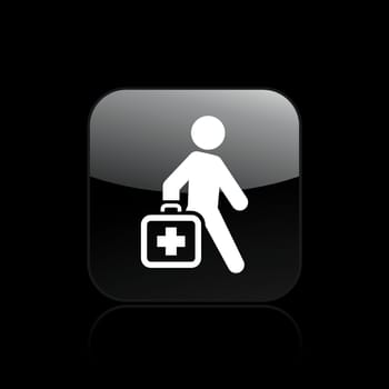 Vector illustration of single isolated medical icon