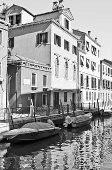 View of the city of Venice (Venezia) in Italy