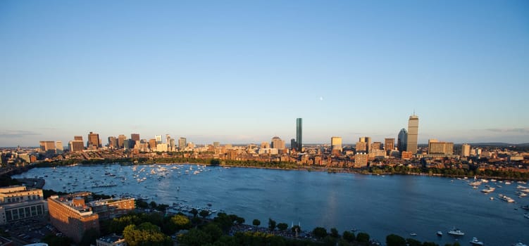 Boston's Back Bay and Cambridge on the Charles River