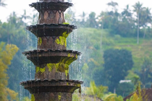 Fountain in Tirtagangga Water Palace, Bali, Indonesia