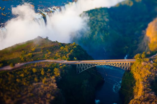 Bridge at Victoria Falls, a bungee-jumping hot spot