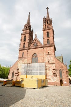 The Basel Münster.  listed as a heritage site of national significance in Switzerland.  Cathedral of Basel