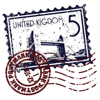 Vector illustration of single isolated UK icon